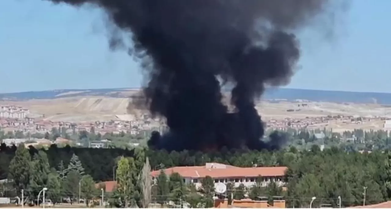 Kütahya Hava Er Eğitim Tugayı’nda Yemekhane Yangını