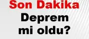 Konya'da Deprem!