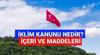 İklim Kanunu maddeleri 2025 neler? İklim Kanunu yasalaştı mı?