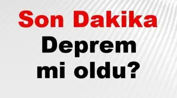 Konya'da Deprem!