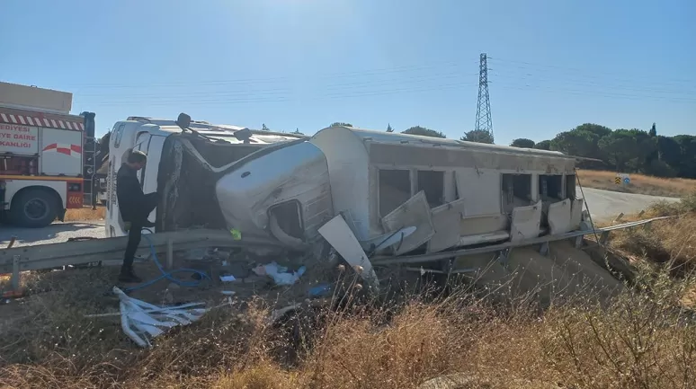 Balıkesir'de Meydana Gelen TIR Kazasında Sürücü Hayatını Kaybetti