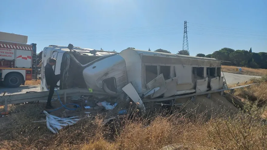 Balıkesir'de Meydana Gelen TIR Kazasında Sürücü Hayatını Kaybetti