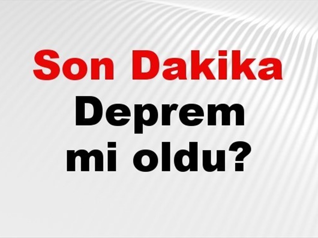 AFAD verilerine göre 05 Mayıs 2025 tarihinde Türkiye genelinde meydana gelen son depremler açıklandı!